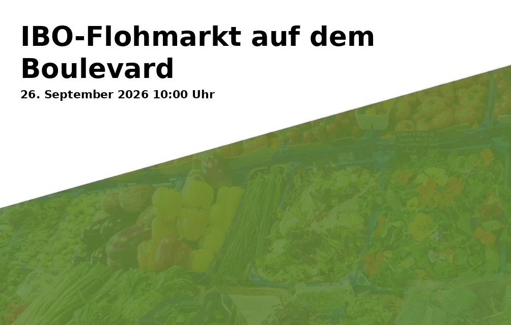 Event: IBO Flea Market on the Boulevard