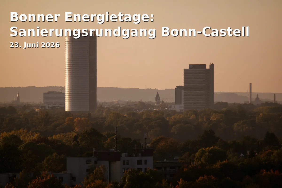 Event: Bonner Energietage: Sanierungsrundgang Bonn-Castell