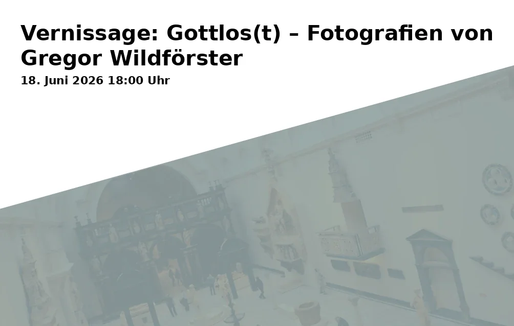 Event: Vernissage: Godless(t) – Photographs by Gregor Wildförster in Stadtteilbibliothek Gelsenkirchen-Buer, Hochstraße 40-44, 45894 Gelsenkirchen on 18. June 2026