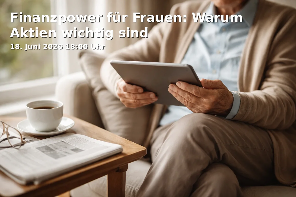 Event: Finanzpower für Frauen: Warum Aktien wichtig sind in Volkshochschule Bielefeld, Ravensberger Park 1, 33607 Bielefeld on 18. Juni 2026