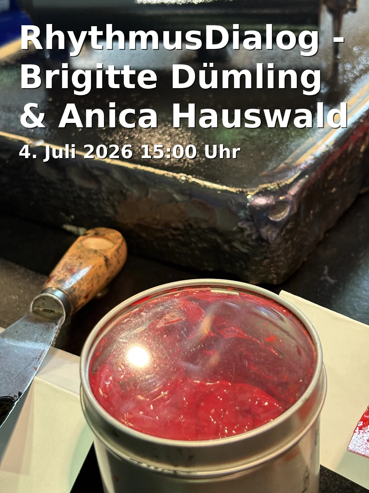 Event: RhythmusDialog - Brigitte Dümling & Anica Hauswald in Kunstverein Duisburg e.V., Weidenweg 10, 47059 Duisburg on 4. July 2026
