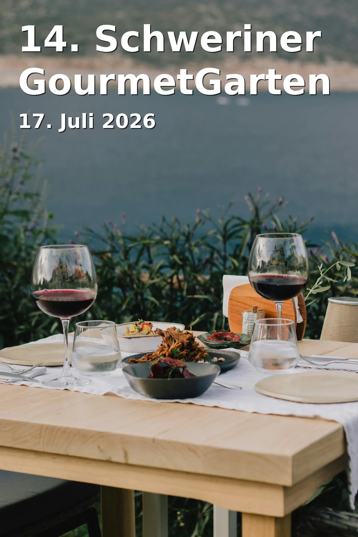 Event: 14. Schweriner GourmetGarten in Schlossgarten Schwerin, Lennéstraße 1, 19053 Schwerin on 17. Juli 2026