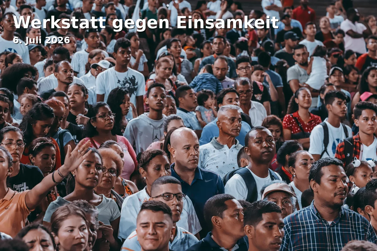 Event: Workshop Against Loneliness in Oval Office, Hochstraße 12, 44787 Bochum on 6. July 2026