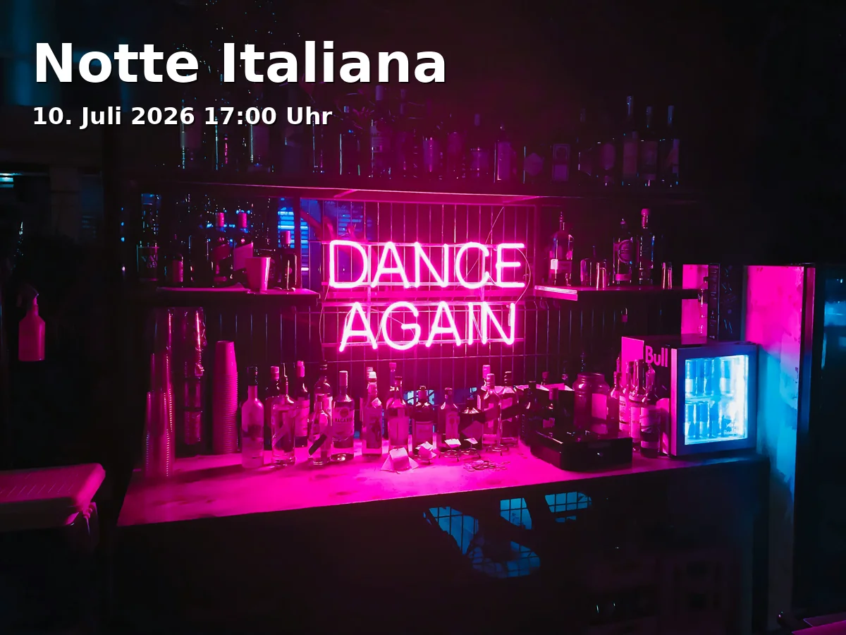 Event: Italian Night in Theaterstraße 12, 86152 Augsburg on 10. July 2026