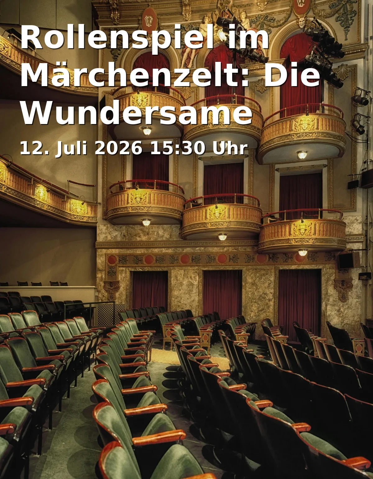 Event: Rollenspiel im Märchenzelt: Die Wundersame Wanderung in Das Märchenzelt, Sommestraße 30, 86156 Augsburg on 12. Juli 2026
