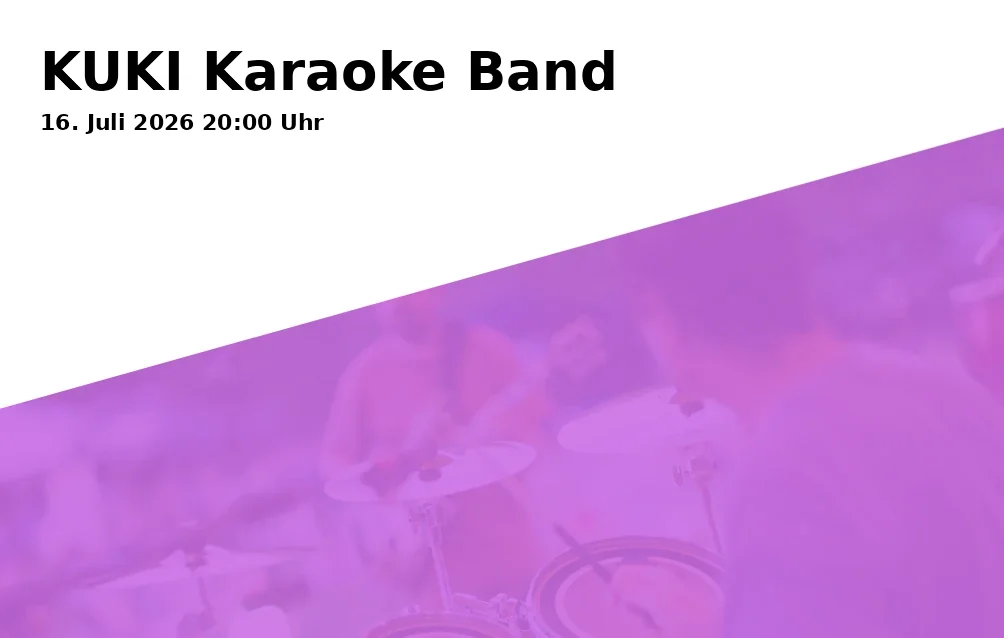 Event: KUKI Karaoke Band in Bombig Bar & Garage, Gubener Straße 11, 86156 Augsburg on 16. July 2026