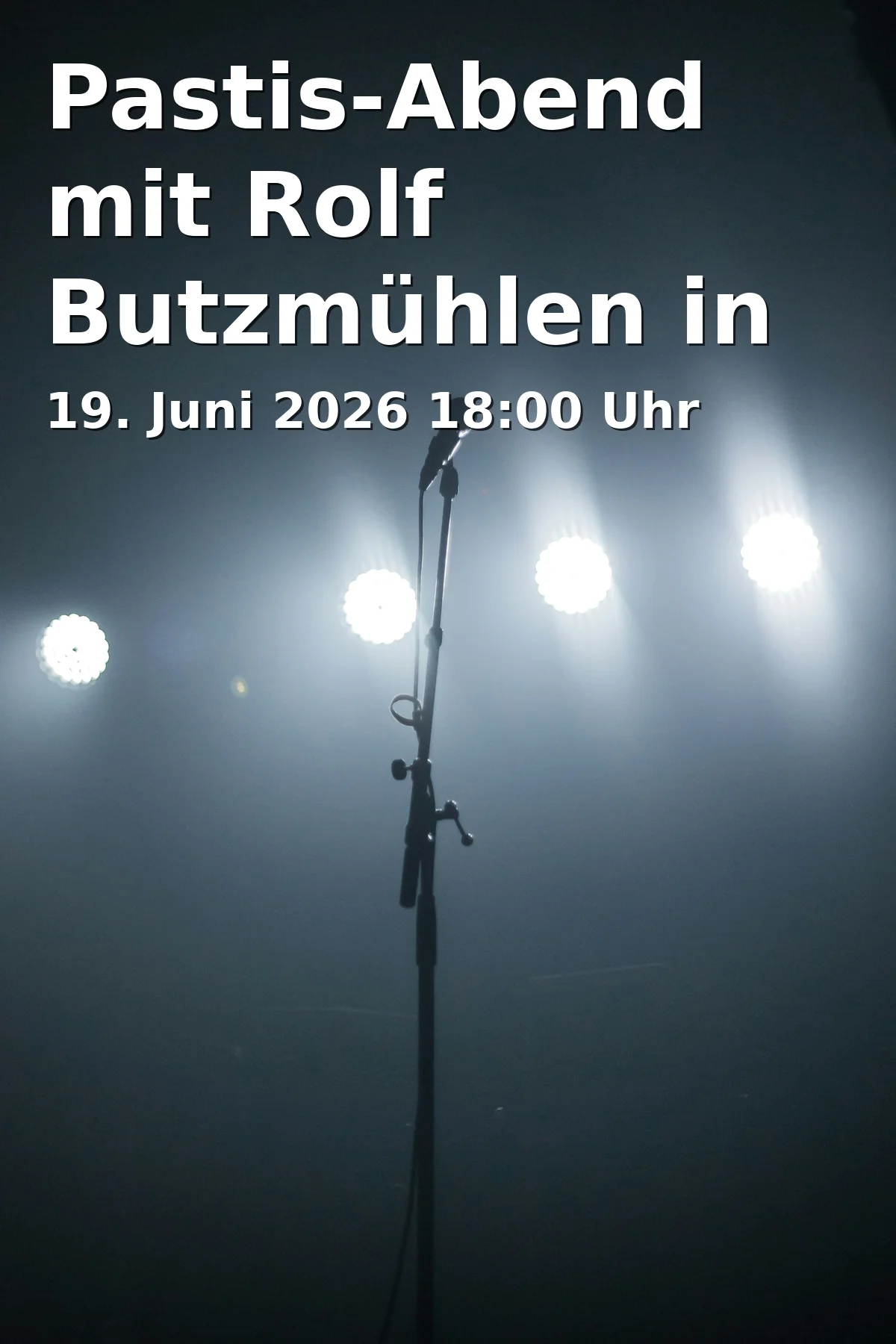 Event: Pastis-Abend mit Rolf Butzmühlen in Bielefeld in Haltestulle, Jüngststraße 2, 33602 Bielefeld on 19. Juni 2026