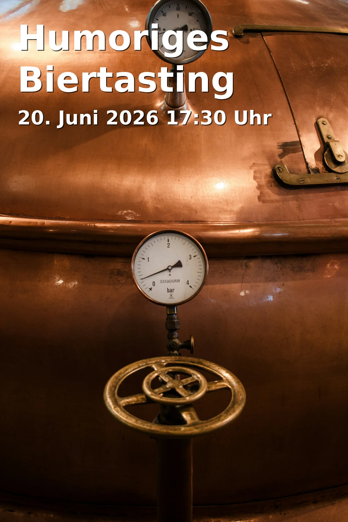 Event: Humoriges Biertasting in Hotel-Restaurant Bartsch, Viktoriastr. 54, 33602 Bielefeld on 20. Juni 2026