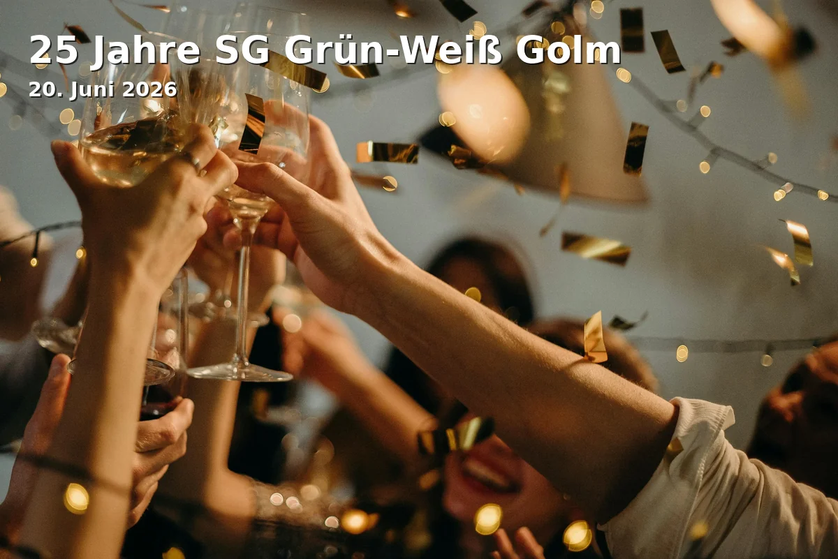 Event: 25 Jahre SG Grün-Weiß Golm