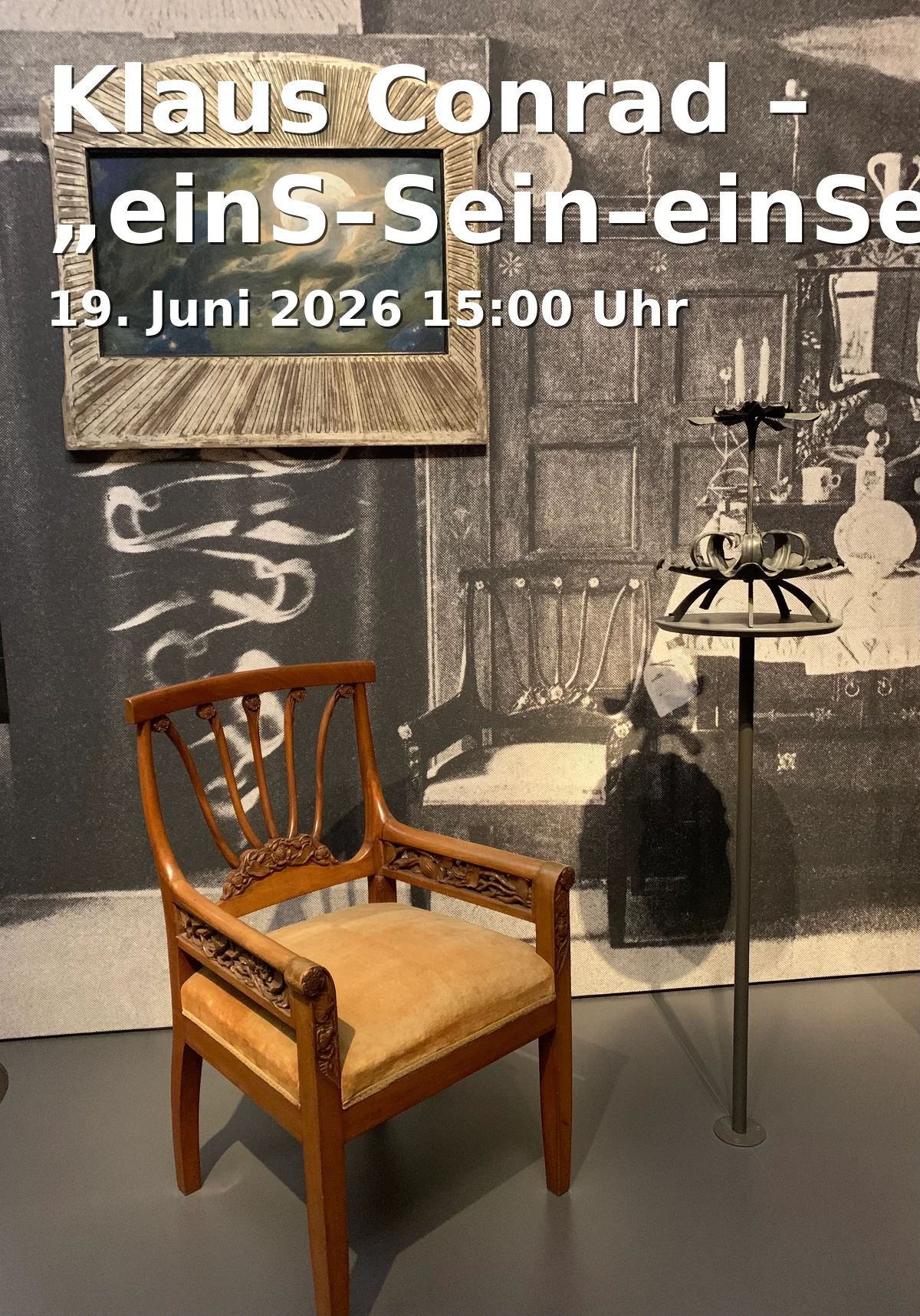 Event: Klaus Conrad – „einS–Sein–einSein“ in einRaum5-7 e.V., Handelsweg 5-7, 38100 Braunschweig on 19. June 2026