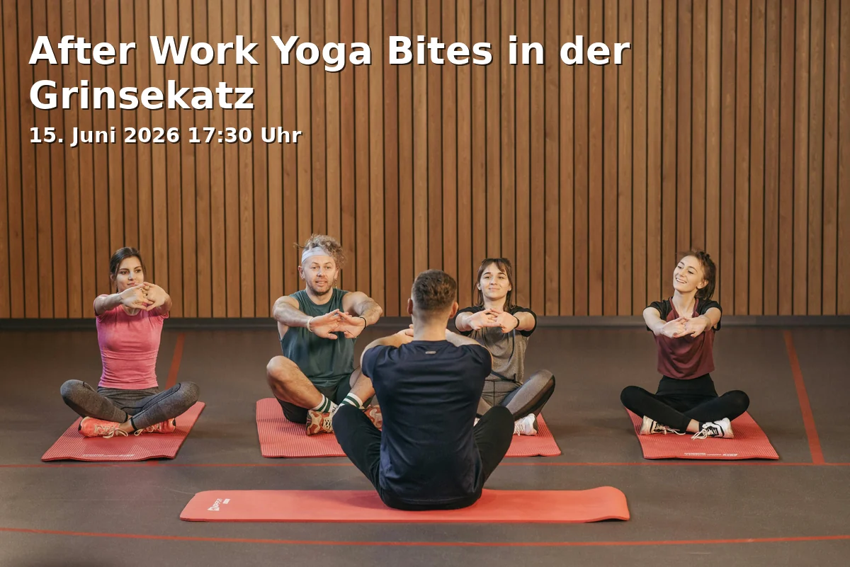 Event: After Work Yoga Bites in der Grinsekatz in Grinsekatz, Bürgerpark, 38120, Braunschweig on 15. Juni 2026