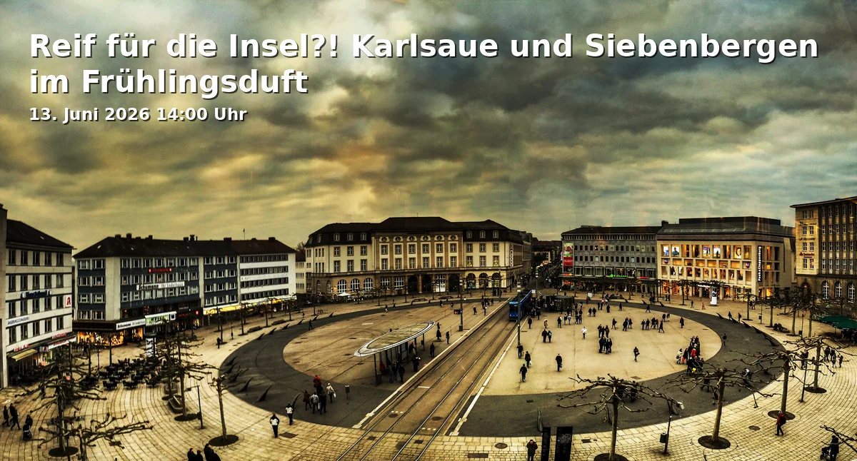 Event: Ready for the island?! Karlsaue and Siebenbergen in the scent of spring in Orangerie an der Karlsaue, Auedamm 20B, 34121 Kassel on 13. June 2026