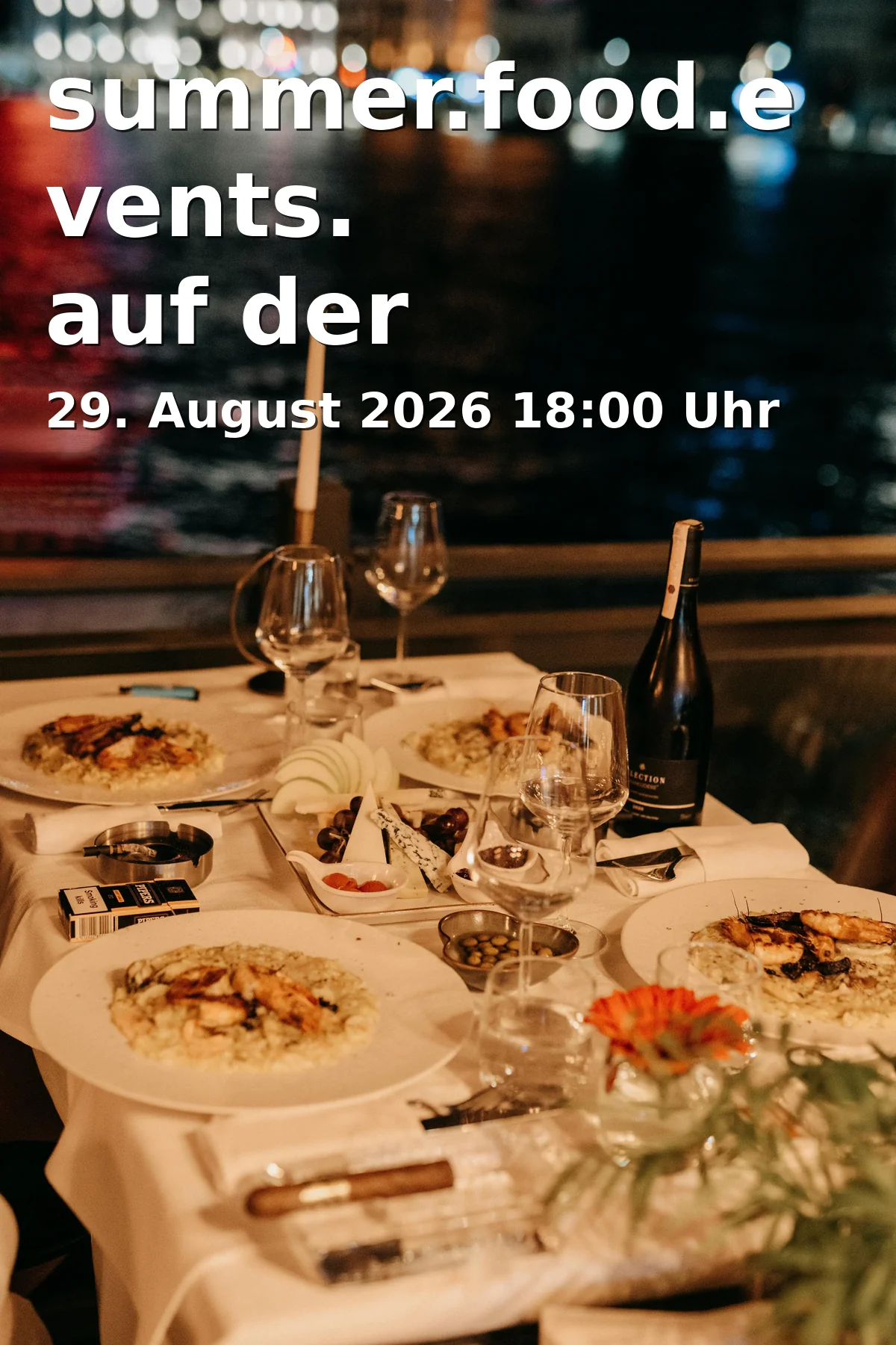 Event: summer.food.events. auf der ACC-Sonnenterrasse