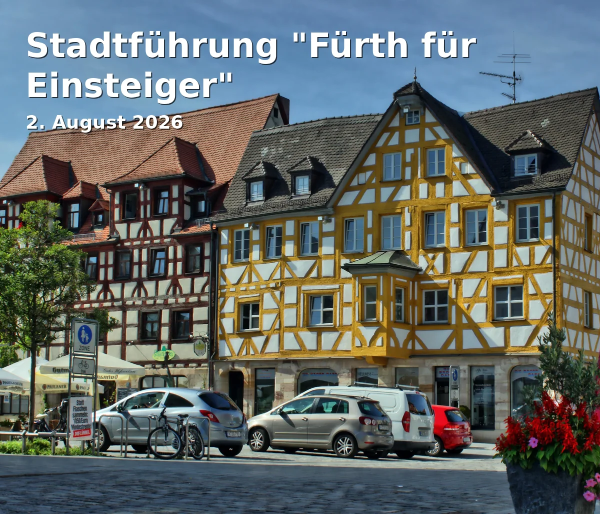 Event: City Tour "Fürth for Beginners" in Kulturforum Fürth - Innenhof, Königstr. 116, 90762 Fürth on 2. August 2026