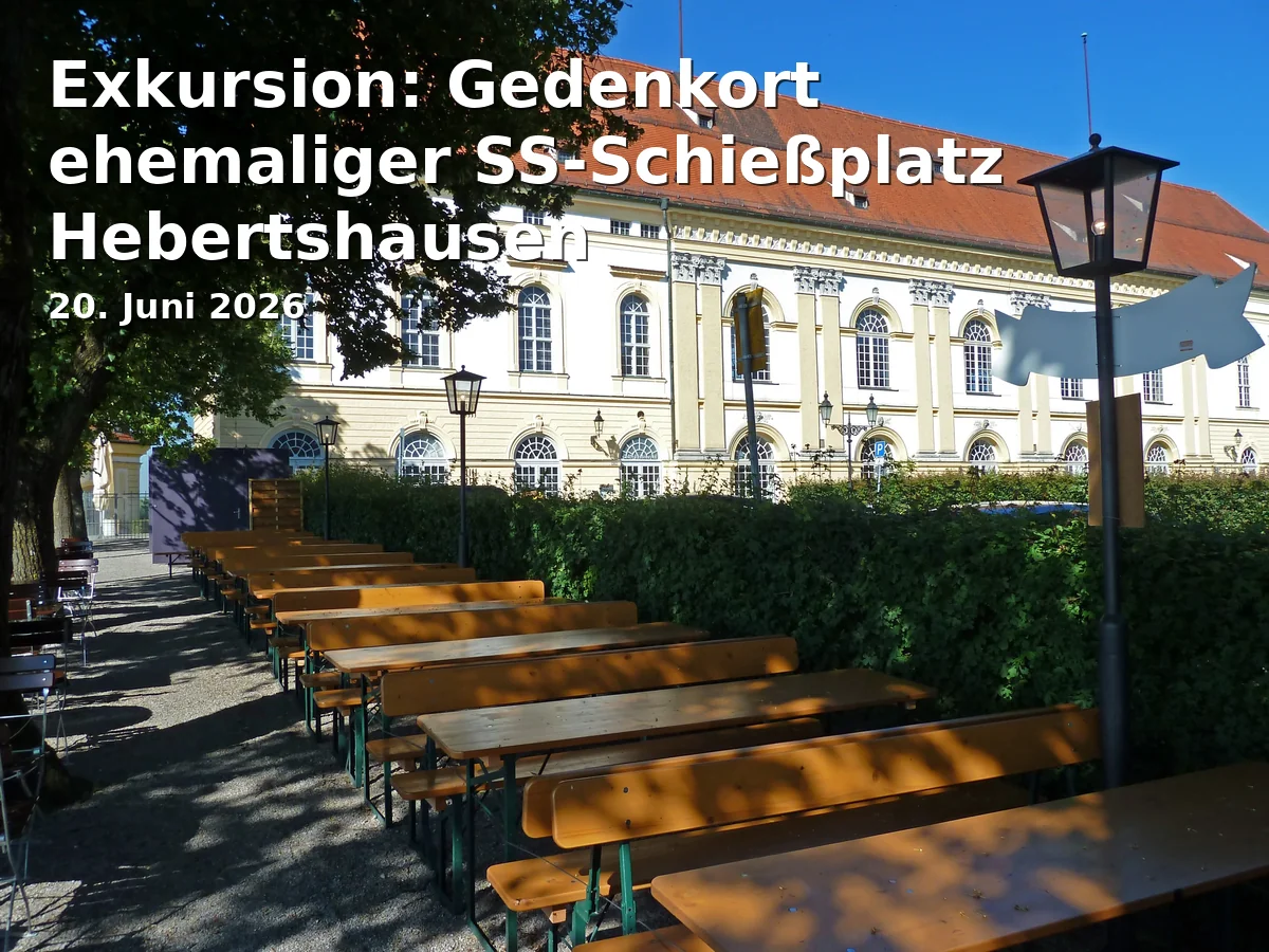 Event: Exkursion: Gedenkort ehemaliger SS-Schießplatz Hebertshausen in Gedenkort ehemaliger SS-Schießplatz, Freisinger Str., Hebertshausen on 20. Juni 2026