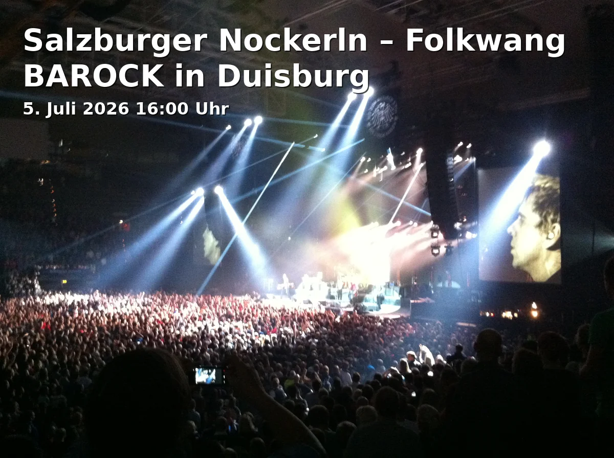 Event: Salzburger Nockerln – Folkwang BAROCK in Duisburg in Kleiner Konzertsaal | Folkwang Universität der Künste, Düsseldorfer Straße 19, 47051 Duisburg on 5. Juli 2026