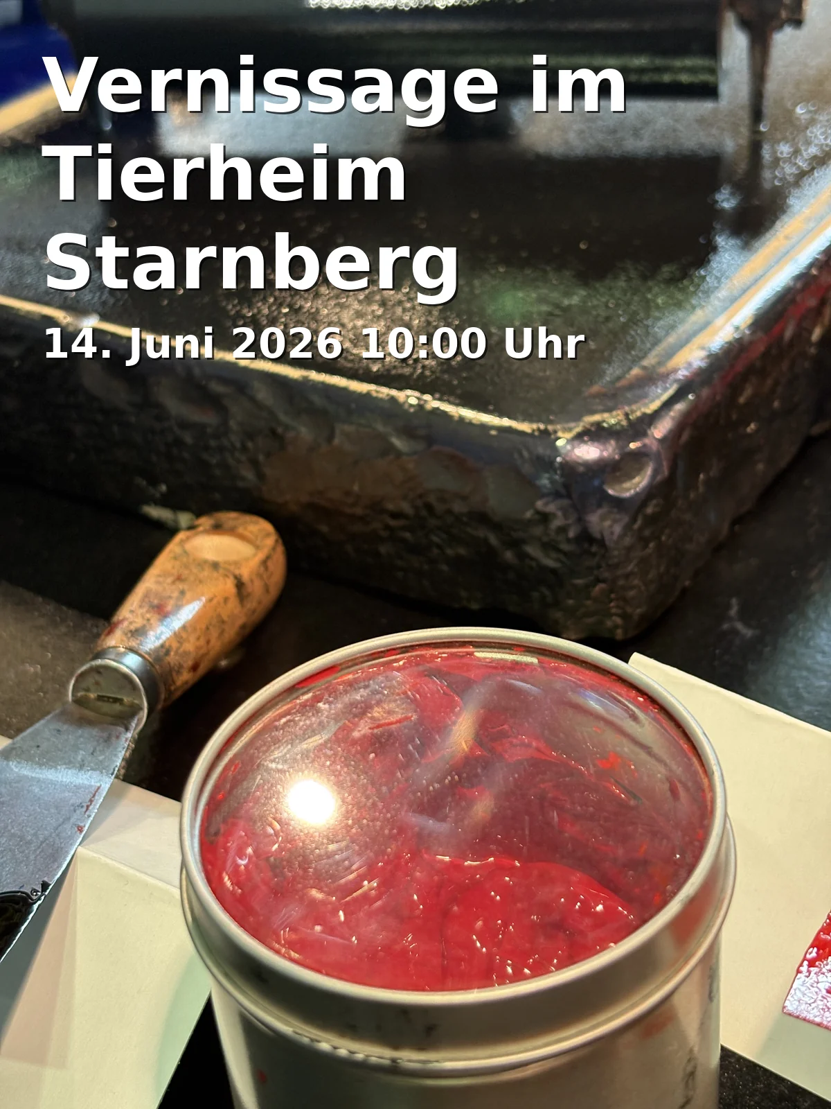 Event: Vernissage at the Starnberg Animal Shelter in Franziskusweg 34, 82319 Starnberg, Deutschland on 14. June 2026