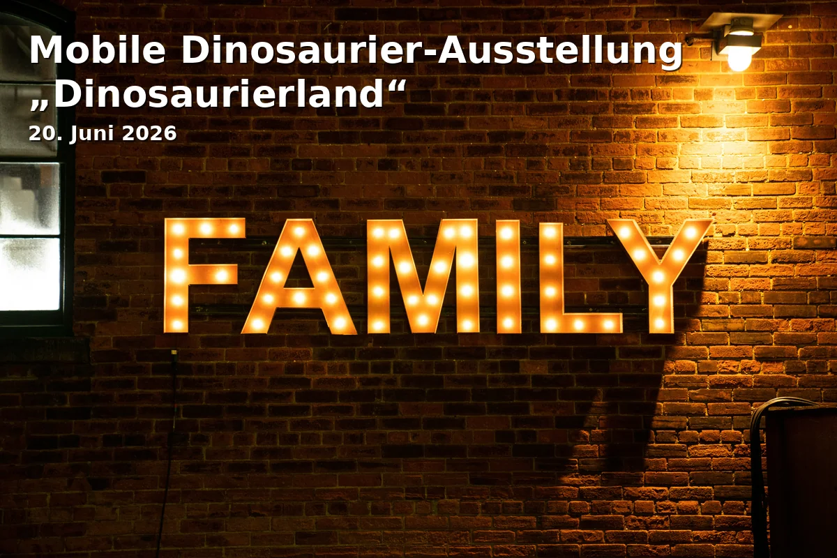 Event: Mobile Dinosaur Exhibition “Dinosaur Land” in Europawiese, Bad Kissingen on 20. June 2026