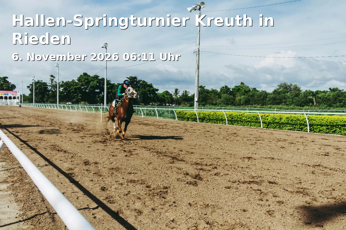 Event: Indoor Show Jumping Tournament Kreuth in Rieden