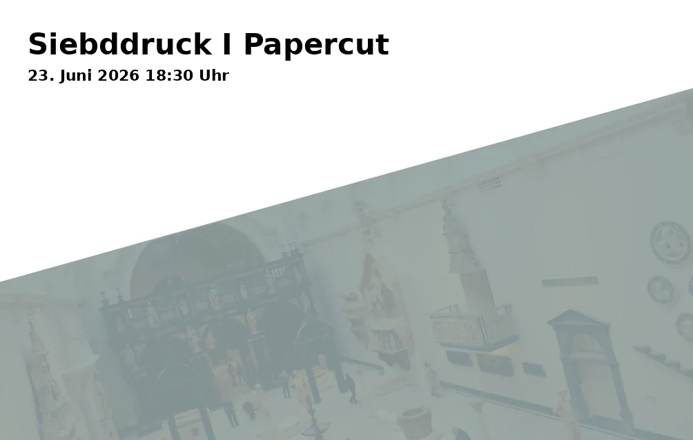 Event: Screen Printing I Papercut in n.says.nice Studio, Wertherstraße 310, 33619 Bielefeld on 23. June 2026
