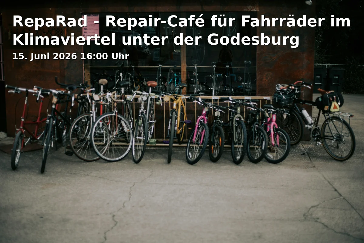 RepaRad - Repair Café for Bicycles in the Climate Quarter under the Godesburg