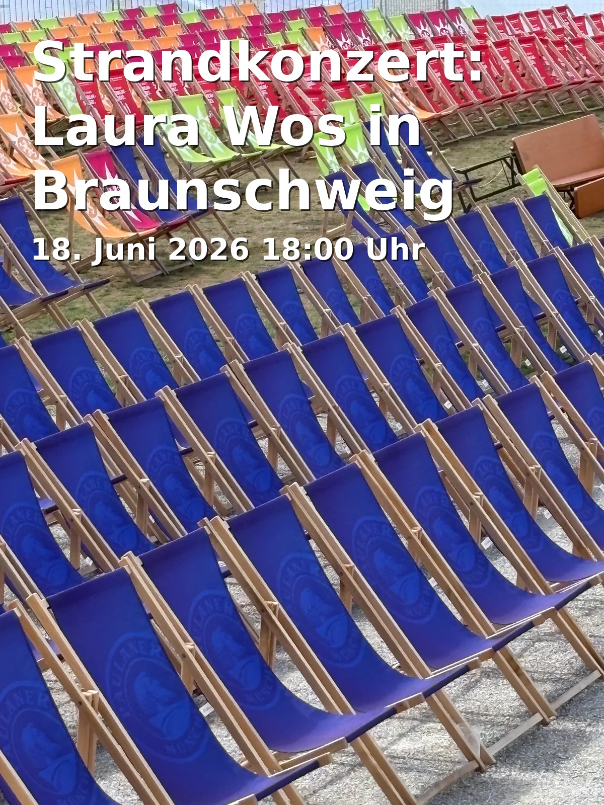 Event: Strandkonzert: Laura Wos in Braunschweig in Grinsekatz, Werkstättenweg 2, 38122 Braunschweig on 18. Juni 2026