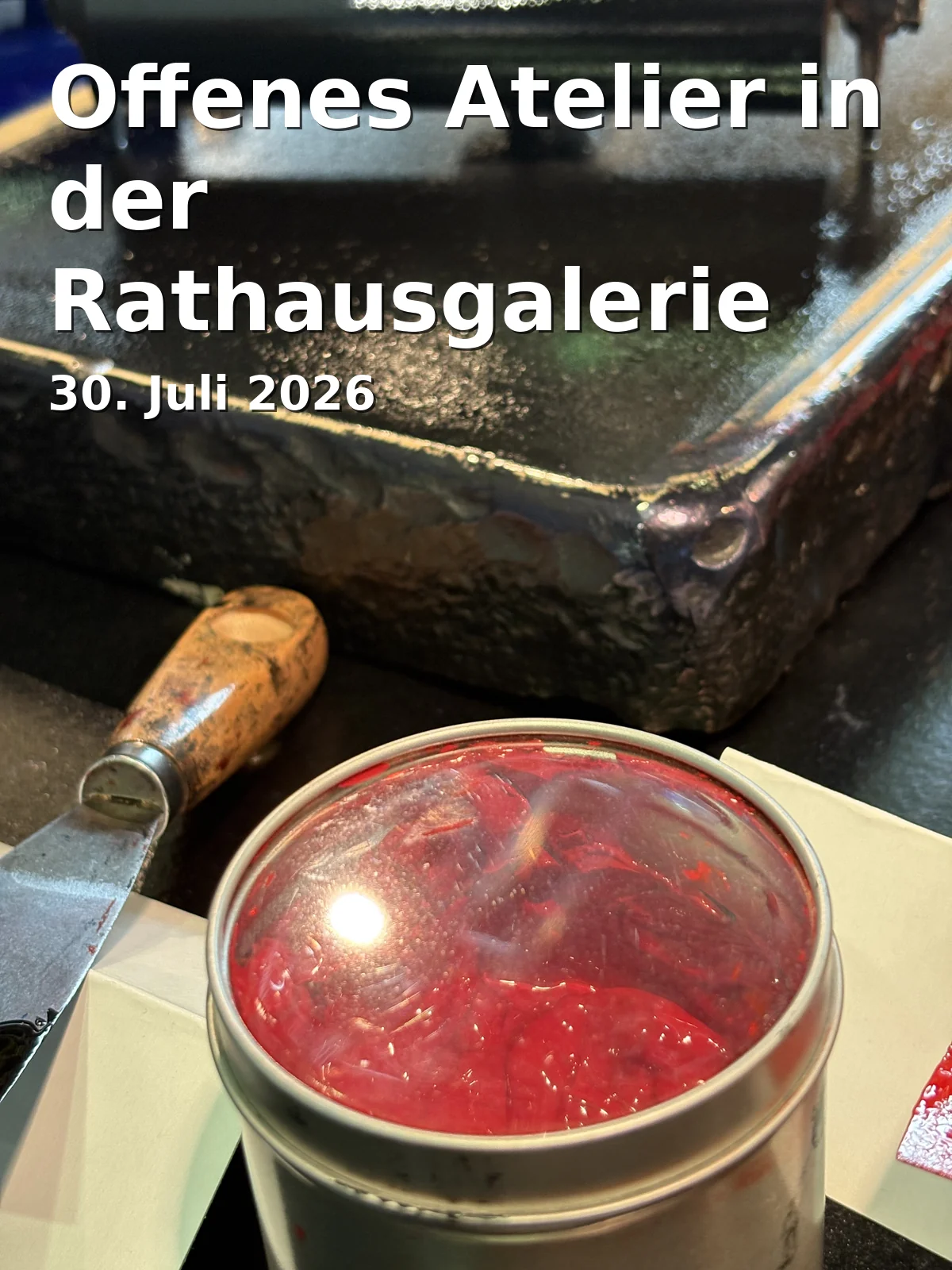Event: Offenes Atelier in der Rathausgalerie in Rathausgalerie, Marienplatz 8, 80331 München on 30. Juli 2026