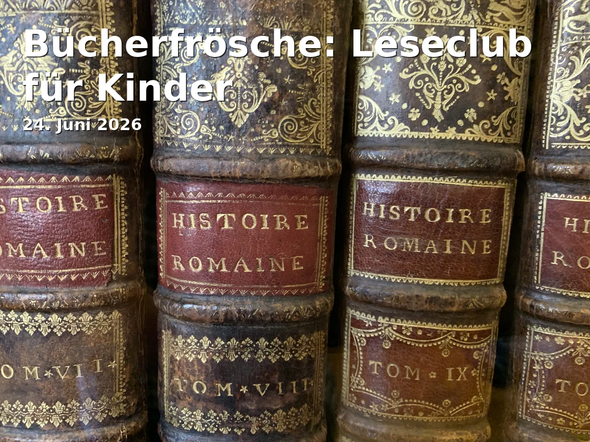 Event: Bücherfrösche: Leseclub für Kinder in Regionalbibliothek Weiden, Schulgasse 3, 92637 Weiden on 24. Juni 2026