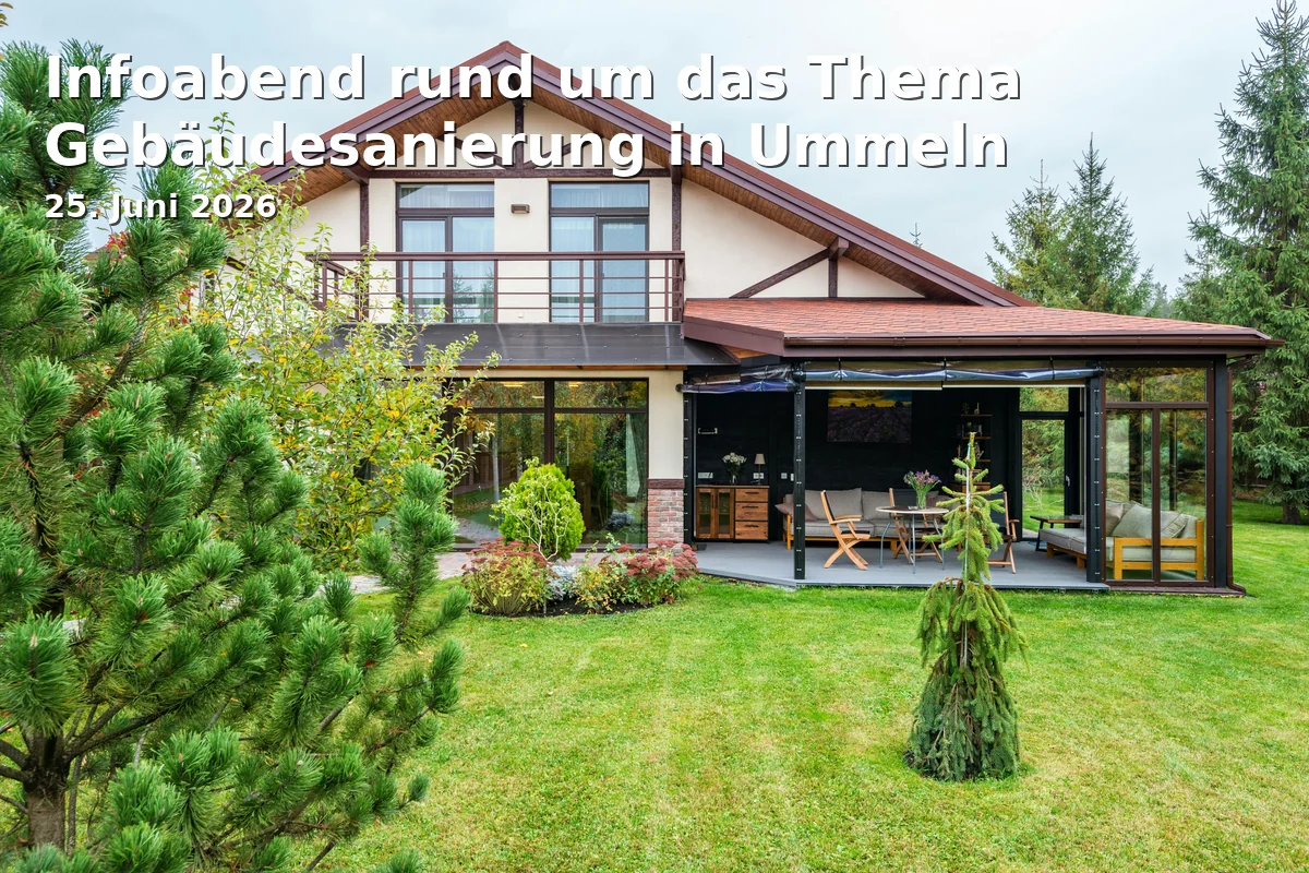 Event: Infoabend rund um das Thema Gebäudesanierung in Ummeln in Bielefeld-Brackwede on 25. Juni 2026