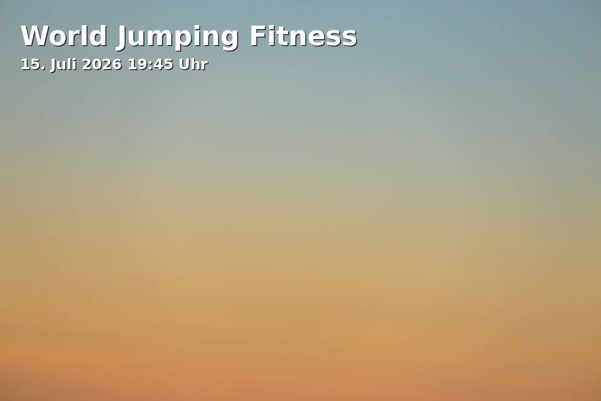 Event: World Jumping Fitness in KEFB Duisburg, Wieberplatz 2, 47051 Duisburg on 15. July 2026