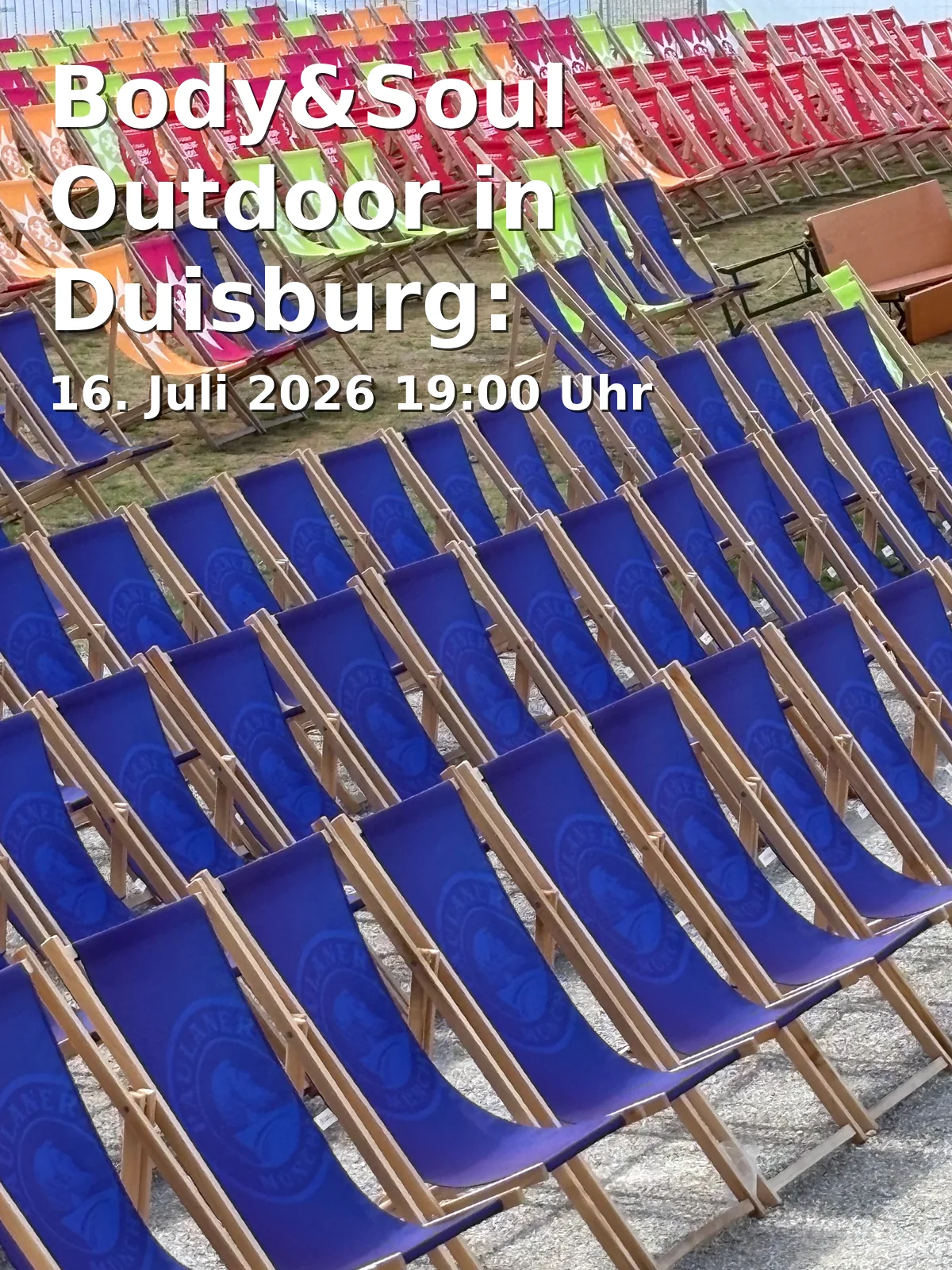 Event: Body&Soul Outdoor in Duisburg: Free Fitness Workout in the Open Air in KEFB Duisburg, Wieberplatz 2, 47051 Duisburg on 16. July 2026