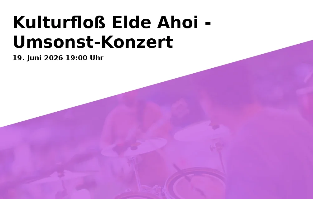 Cultural Raft Elde Ahoi - Free Concert