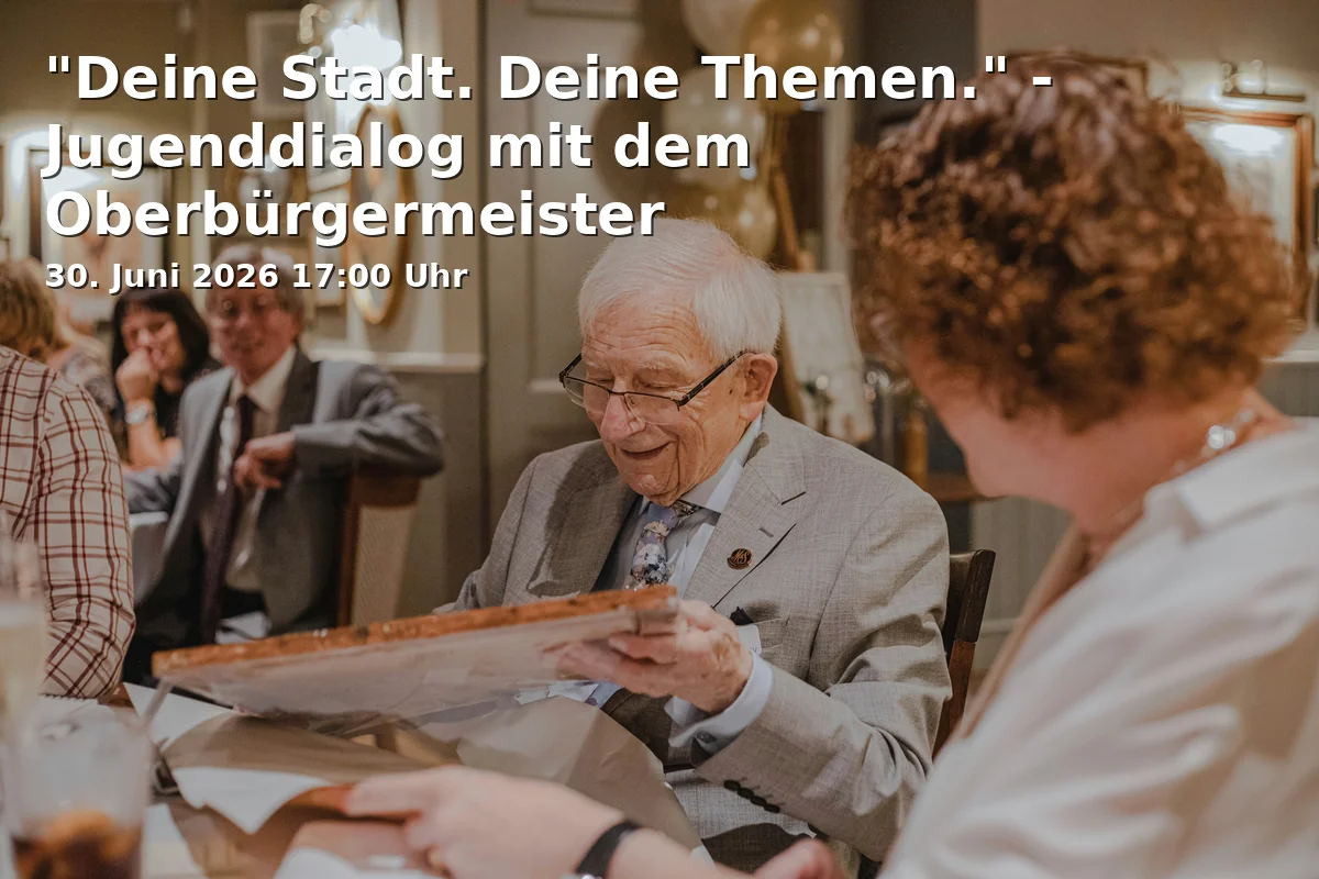 Event: "Your City. Your Issues." - Youth Dialogue with the Mayor in Campus der Hochschule Ansbach, Residenzstraße 8, 91522 Ansbach on 30. June 2026