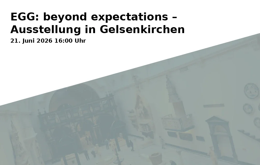 Event: EGG: beyond expectations – Ausstellung in Gelsenkirchen in Wohnzimmer GE, Wilhelminenstraße 174b, Gelsenkirchen on 21. Juni 2026