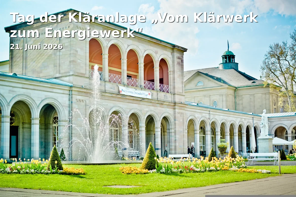 Event: Tag der Kläranlage „Vom Klärwerk zum Energiewerk“