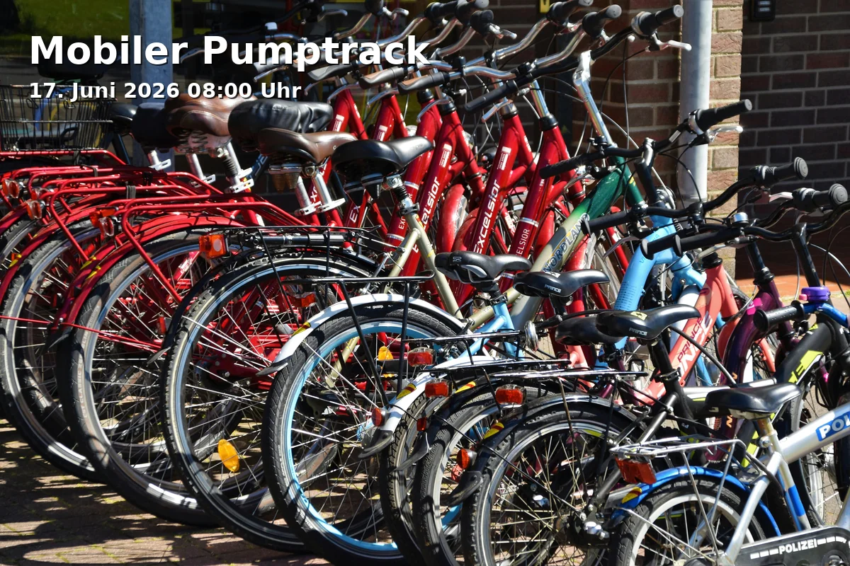 Event: Mobiler Pumptrack in Freizeitanlage Paul-Gordan-Straße, Erlangen on 17. Juni 2026
