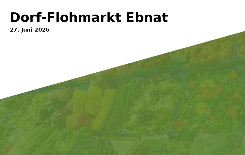 Event: Dorf-Flohmarkt Ebnat in Schillerschule on 27. Juni 2026