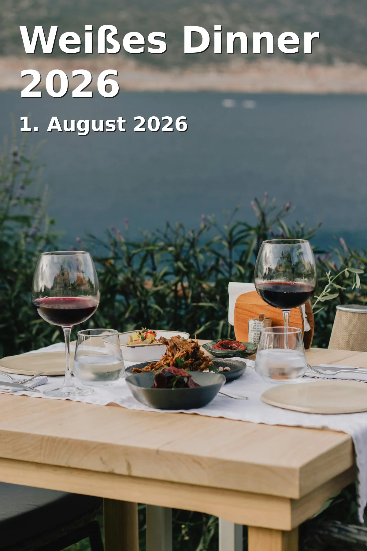 Event: White Dinner 2026 in Stadthallenpark, Deggendorf on 1. August 2026