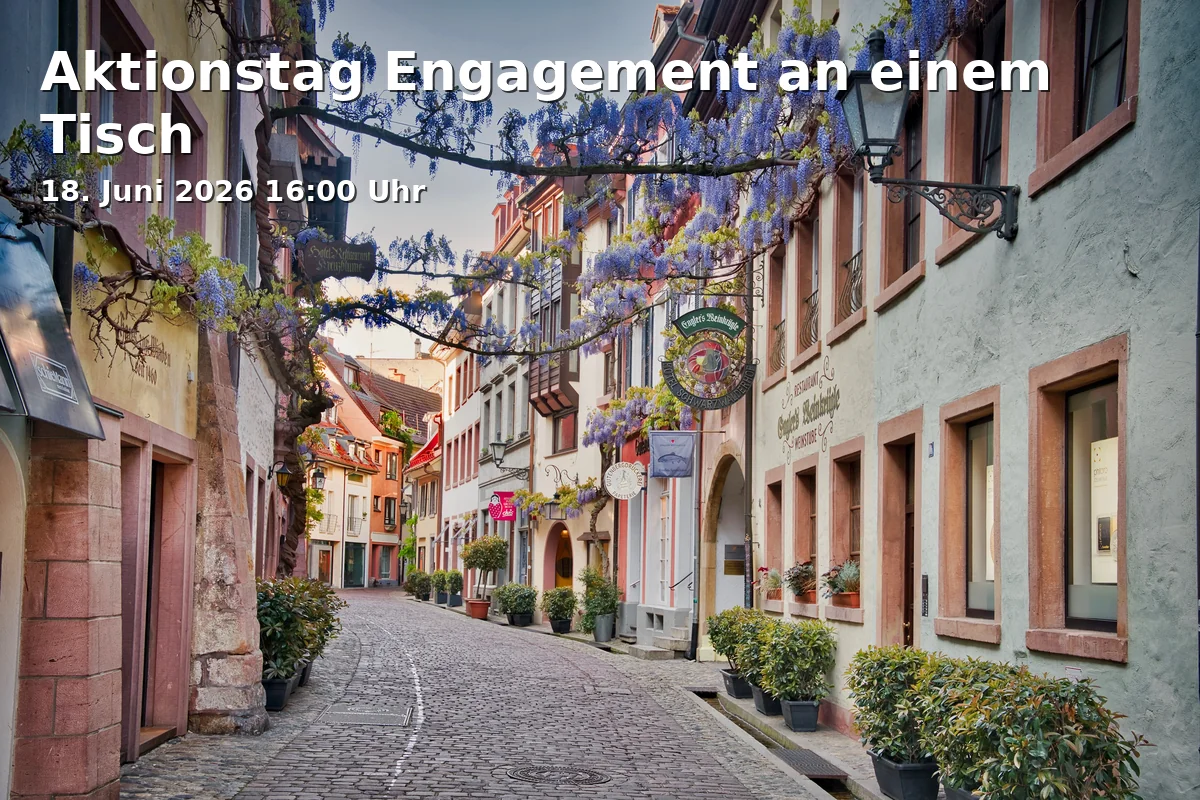Aktionstag Engagement an einem Tisch