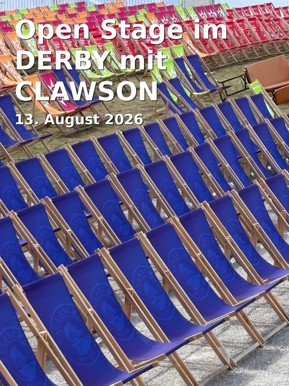 Event: Open Stage im DERBY mit CLAWSON in Hotel Gut Ising, Kirchberg 3, 83339 Chieming on 13. August 2026
