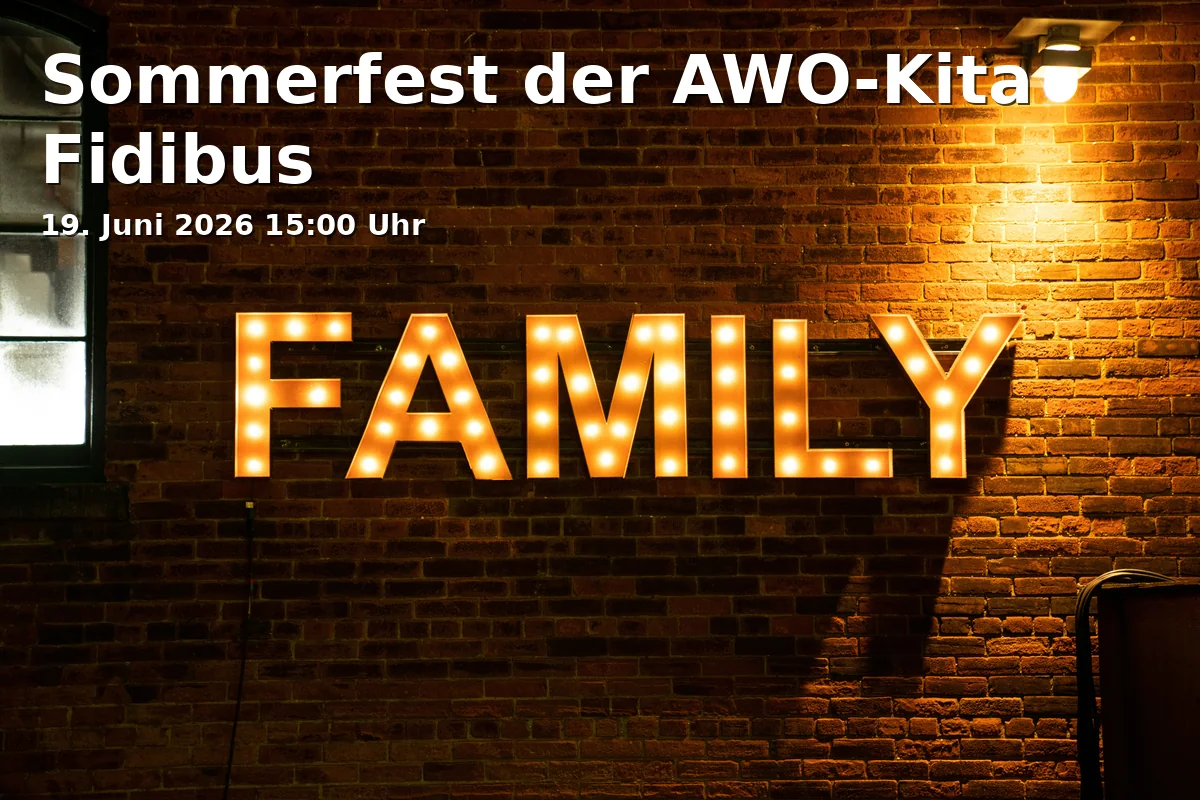 Sommerfest der AWO-Kita Fidibus