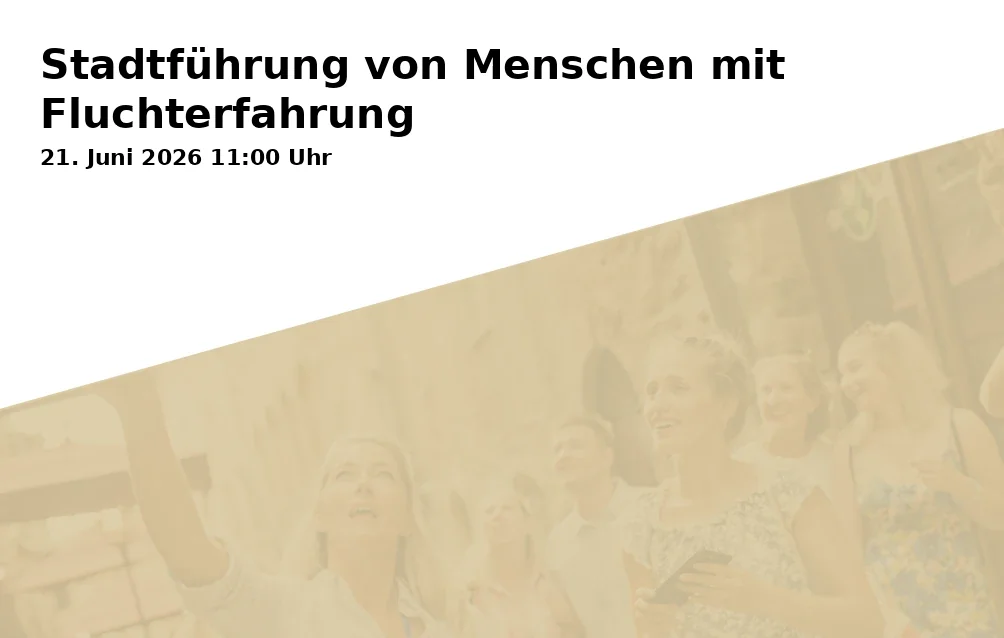 Event: City tour led by people with refugee experience in Eingang Kult Kiosk, Breite Straße 17, 53111 Bonn on 21. June 2026
