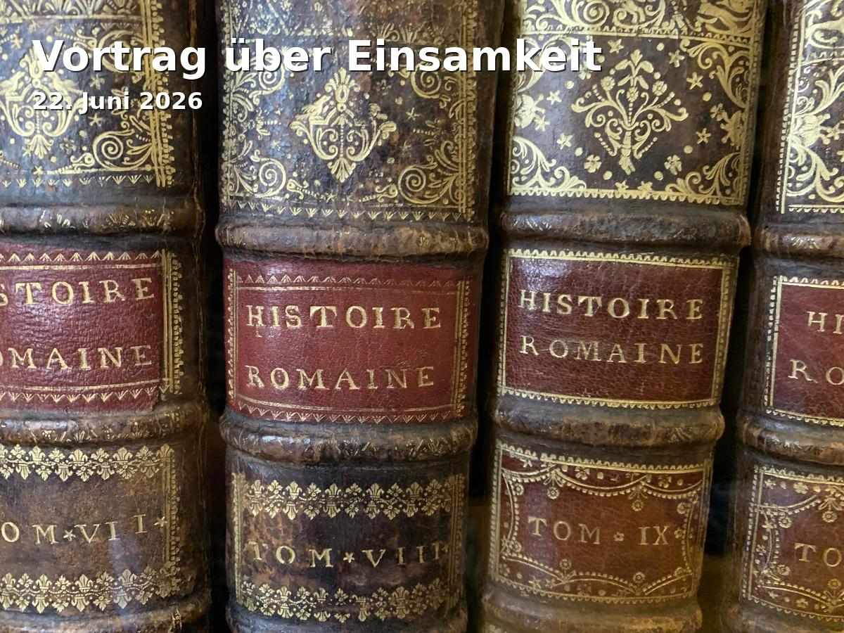 Vortrag über Einsamkeit
