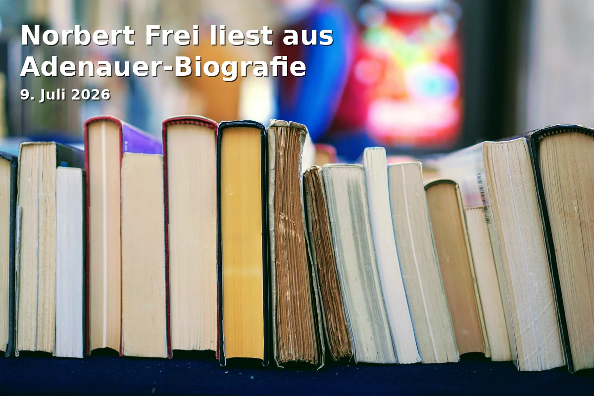 Event: Norbert Frei liest aus Adenauer-Biografie