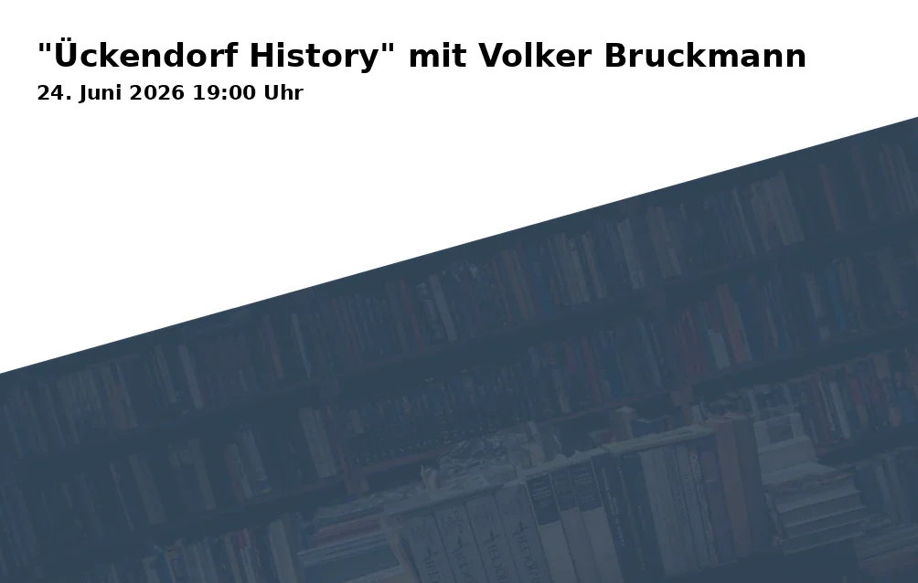 Event: "Ückendorf History" mit Volker Bruckmann in UmBauLabor, Bergmannstr. 23, Gelsenkirchen on 24. Juni 2026