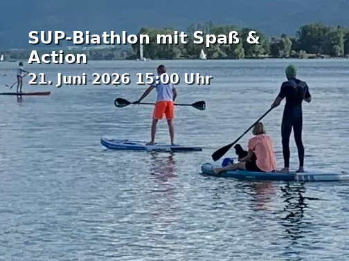 SUP-Biathlon mit Spaß & Action