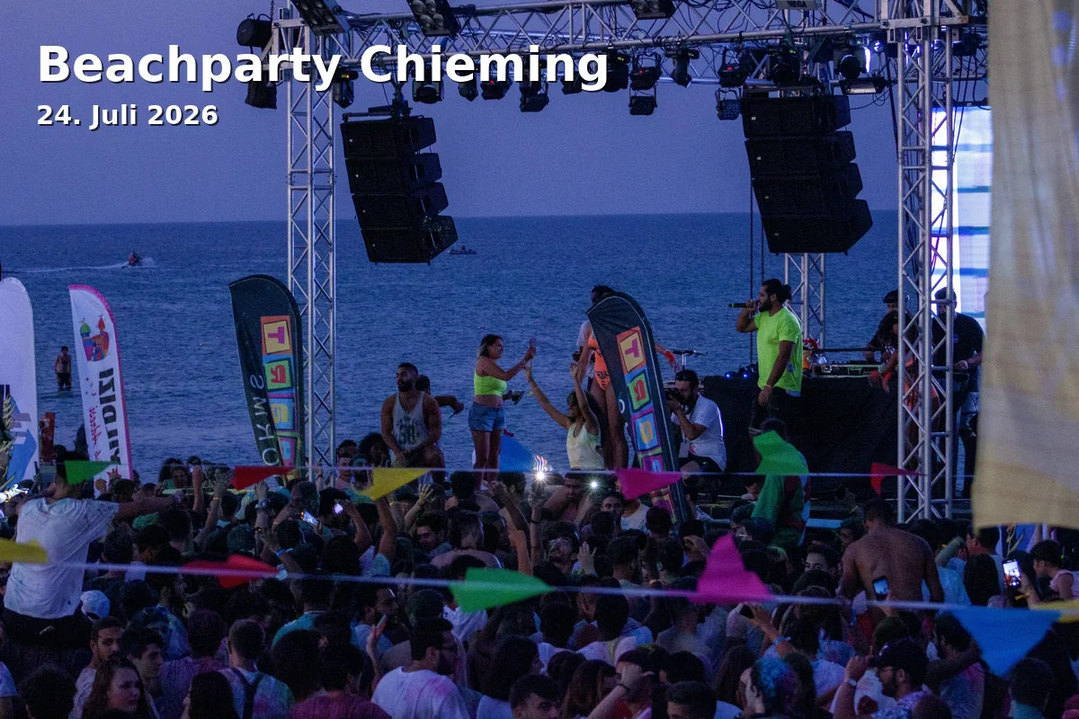 Event: Beachparty Chieming in Chiemsee Ufer, Chieming on 24. Juli 2026