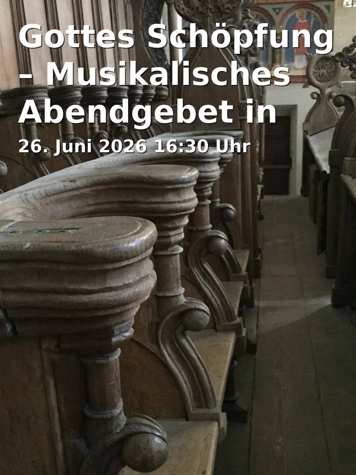Event: Gottes Schöpfung – Musikalisches Abendgebet in Heepen in Heeper Straße 439, 33719 Bielefeld on 26. Juni 2026