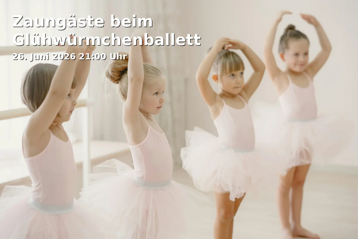 Event: Zaungäste beim Glühwürmchenballett in Bielefeld-Gadderbaum on 26. Juni 2026
