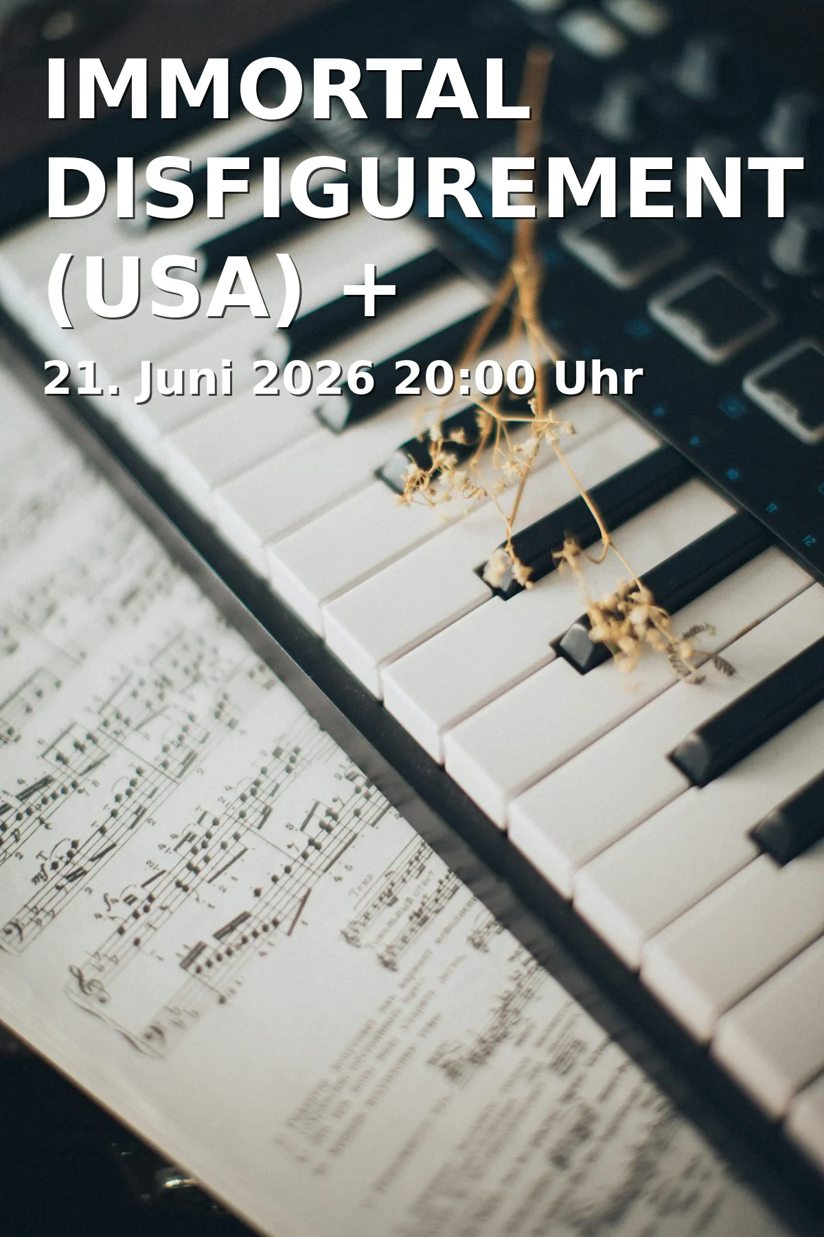 Event: IMMORTAL DISFIGUREMENT (USA) + GUTRECTOMY (GER) in Munich in Backstage Halle, Reitknechtstrasse 6, 80639 München on 21. June 2026
